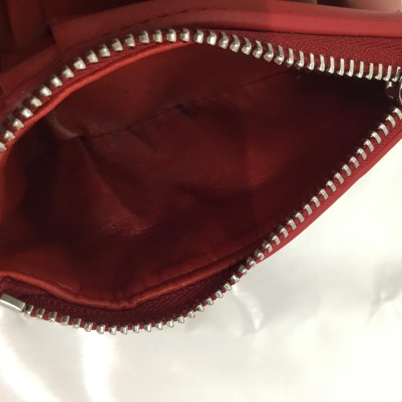 シュプリーム Supreme 財布 コンパクト財布 Leather Chain Wallet レザーチェーンウォレット 無地 赤 / レッド / red メンズ USED 古着 中古 10161758