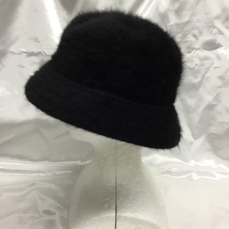 カンゴール KANGOL 帽子 ハット バケットハット 無地 黒 / ブラック / black レディース USED 古着 中古 10161760