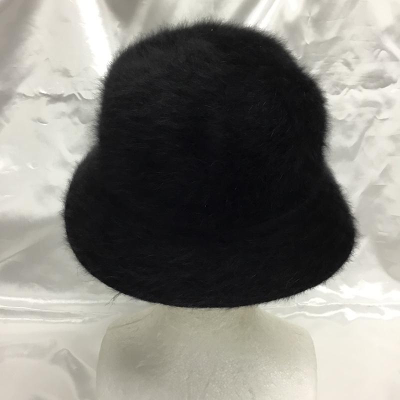 カンゴール KANGOL 帽子 ハット バケットハット 無地 黒 / ブラック / black レディース USED 古着 中古 10161760