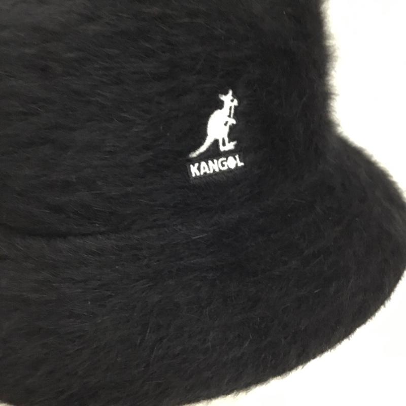 カンゴール KANGOL 帽子 ハット バケットハット 無地 黒 / ブラック / black レディース USED 古着 中古 10161760