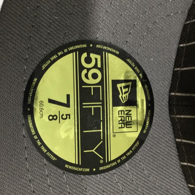 ニューエラ NEW ERA 帽子 キャップ 7 5/8 60.6cm ロゴ、文字 茶 / ブラウン / brown メンズ USED 古着 中古 10161763