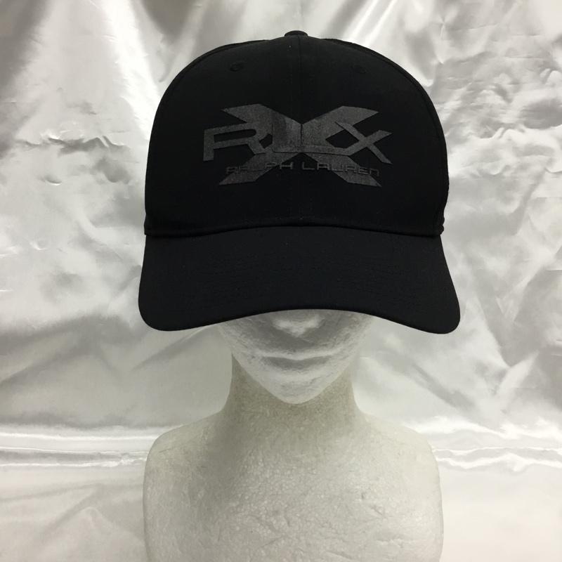 アールエルエックスラルフローレン RLXRALPHLAUREN 帽子 キャップ ONE SIZE ロゴ、文字 黒 / ブラック / black メンズ USED 古着 中古 10161764