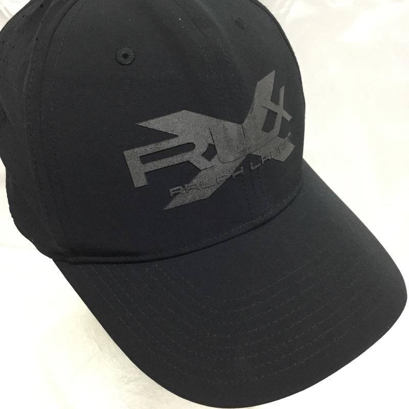 アールエルエックスラルフローレン RLXRALPHLAUREN 帽子 キャップ ONE SIZE ロゴ、文字 黒 / ブラック / black メンズ USED 古着 中古 10161764