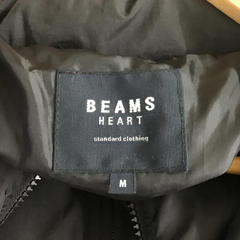 ビームス ハート BEAMS HEART ジャケット、上着 ジャンパー、ブルゾン ジップアップジャケット ダウンジャケット アウター M 無地 黒 / ブラック / black メンズ USED 古着 中古 10161765