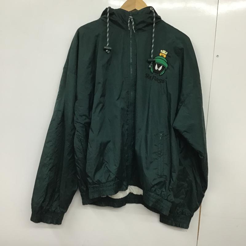 古着 USED ジャケット、上着 ジャンパー、ブルゾン ジップアップジャケットパーカー アウター L キャラクター 緑 / グリーン / green メンズ USED 古着 中古 10161766