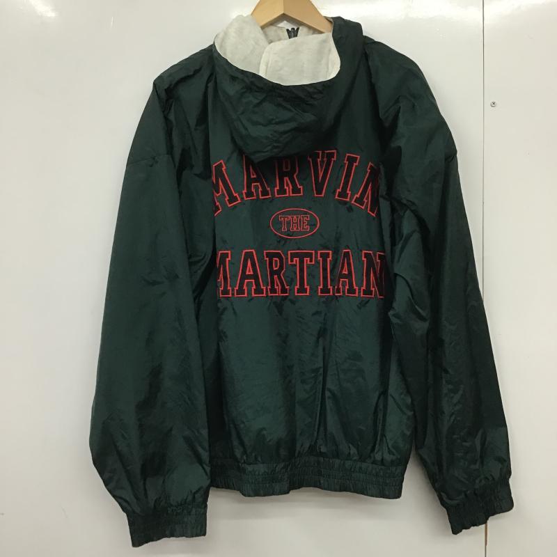 古着 USED ジャケット、上着 ジャンパー、ブルゾン ジップアップジャケットパーカー アウター L キャラクター 緑 / グリーン / green メンズ USED 古着 中古 10161766