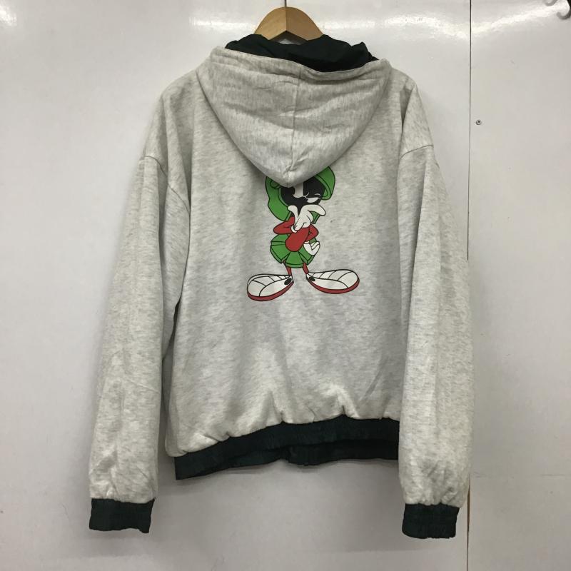古着 USED ジャケット、上着 ジャンパー、ブルゾン ジップアップジャケットパーカー アウター L キャラクター 緑 / グリーン / green メンズ USED 古着 中古 10161766