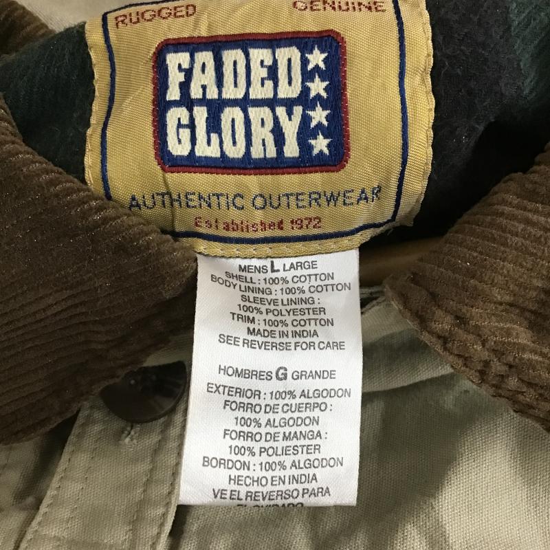 フェイデッドグローリー Faded Glory ジャケット、上着 ジャンパー、ブルゾン カジュアルジャケット アウター カラージャケット L 無地 ベージュ / ベージュ / beige メンズ USED 古着 中古 10161768