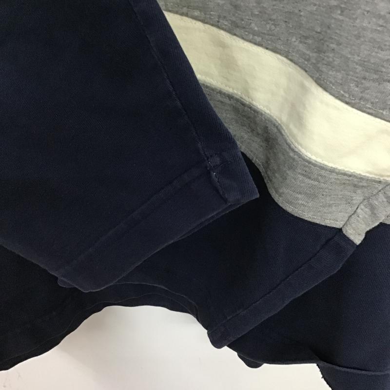 古着 USED カットソー 長袖 長袖カットソー プリントカットソー Vネック L ロゴ、文字 灰 / グレー / gray メンズ USED 古着 中古 10161773