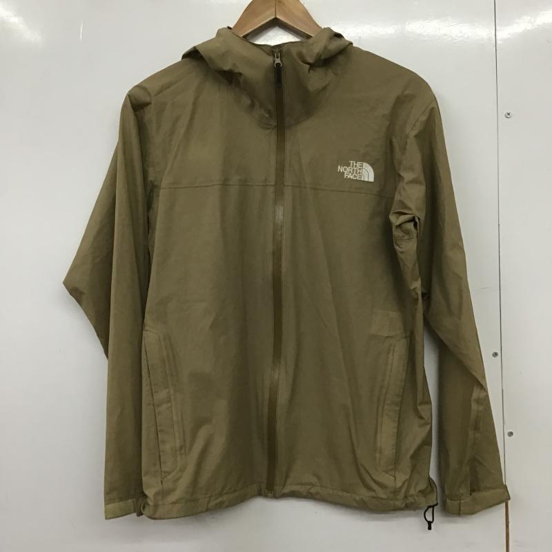 ザノースフェイス THE NORTH FACE ジャケット、上着 ジャンパー、ブルゾン ジップアップジャケット ナイロンジャケットパーカー アウター M ロゴ、文字 ベージュ / ベージュ / beige メンズ USED 古着 中古 10161774