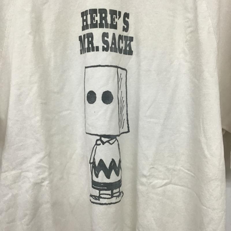 ユニクロ UNIQLO Tシャツ 半袖 半袖カットソー プリントTシャツ クルーネックカットソー XL プリント 白 / ホワイト / white メンズ USED 古着 中古 10161775