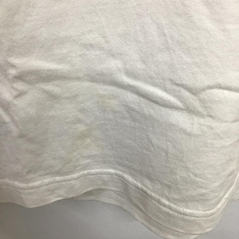 ユニクロ UNIQLO Tシャツ 半袖 半袖カットソー プリントTシャツ クルーネックカットソー XL プリント 白 / ホワイト / white メンズ USED 古着 中古 10161775