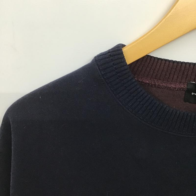 グリーンレーベルリラクシング green label relaxing カットソー 長袖 長袖カットソー 無地カットソー クルーネック M 無地 紺 / ネイビー / navy メンズ USED 古着 中古 10161776
