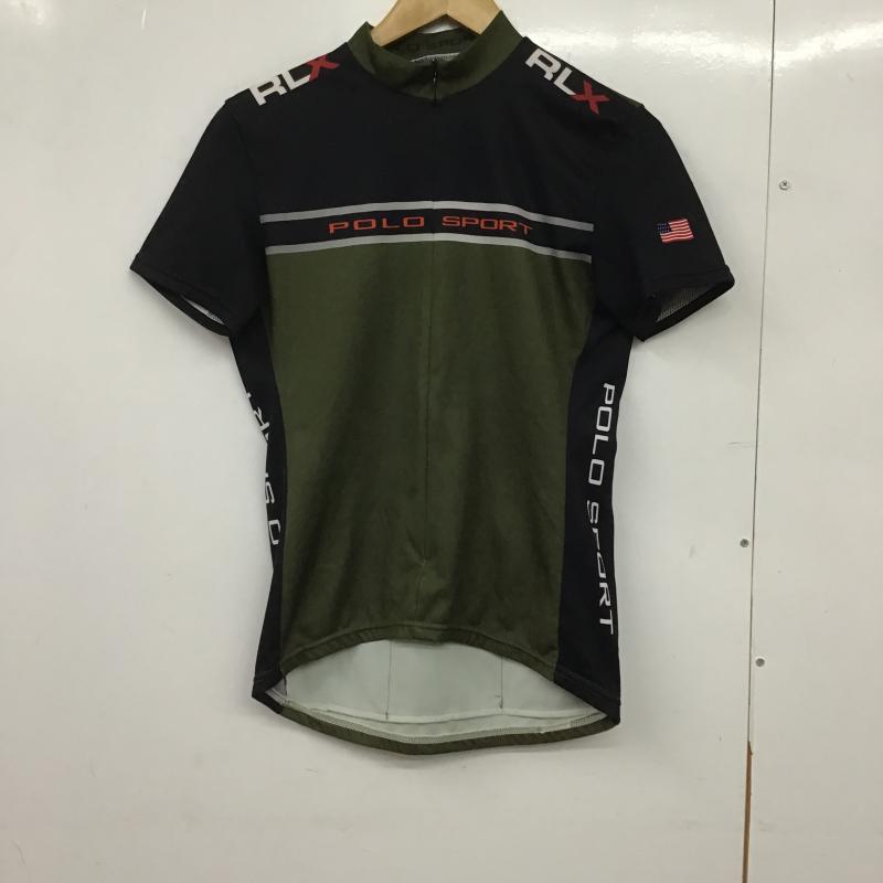 ポロスポーツラルフローレン POLOSPORT カットソー 半袖 半袖カットソー プリントTシャツ スポーツウェア M ロゴ、文字 カーキ / カーキ / khaki メンズ USED 古着 中古 10161778