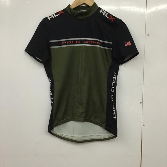 ポロスポーツラルフローレン POLOSPORT カットソー 半袖 半袖カットソー プリントTシャツ スポーツウェア M ロゴ、文字 カーキ / カーキ / khaki メンズ USED 古着 中古 10161778