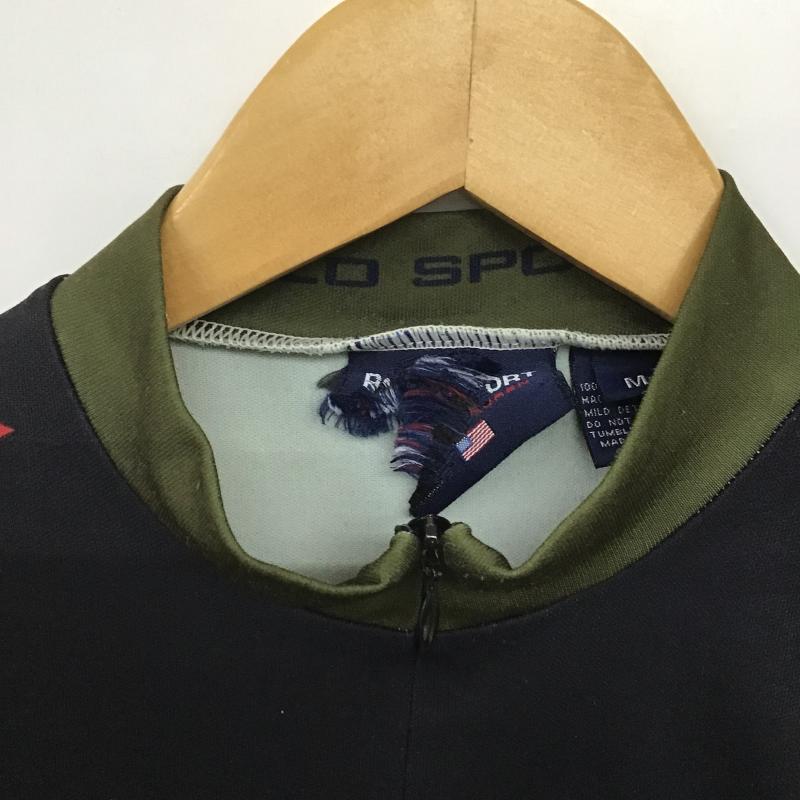 ポロスポーツラルフローレン POLOSPORT カットソー 半袖 半袖カットソー プリントTシャツ スポーツウェア M ロゴ、文字 カーキ / カーキ / khaki メンズ USED 古着 中古 10161778