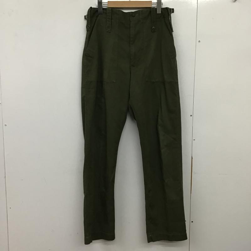 ミリタリー ミリタリー パンツ ワークパンツ、ペインターパンツ ワークパンツ ワイドパンツ カジュアルパンツ 無地 カーキ / カーキ / khaki メンズ USED 古着 中古 10161781