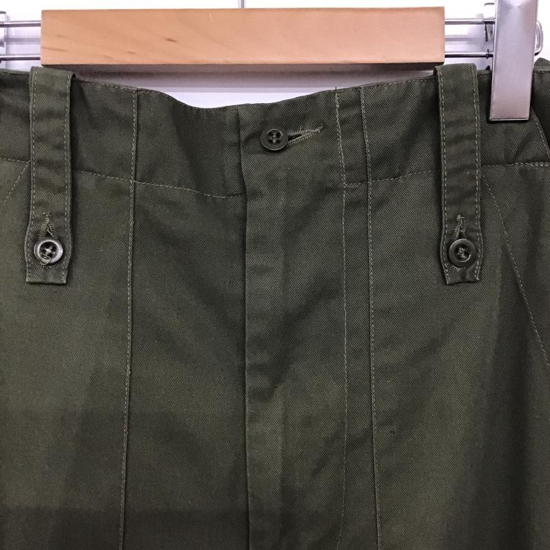 ミリタリー ミリタリー パンツ ワークパンツ、ペインターパンツ ワークパンツ ワイドパンツ カジュアルパンツ 無地 カーキ / カーキ / khaki メンズ USED 古着 中古 10161781