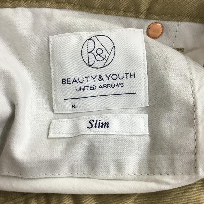 ビューティアンドユースユナイテッドアローズ BEAUTY&YOUTH UNITED ARROWS パンツ デニム、ジーンズ スリムパンツ ストレッチパンツ カジュアルパンツ 28インチ 無地 ベージュ / ベージュ / beige メンズ USED 古着 中古 10161783