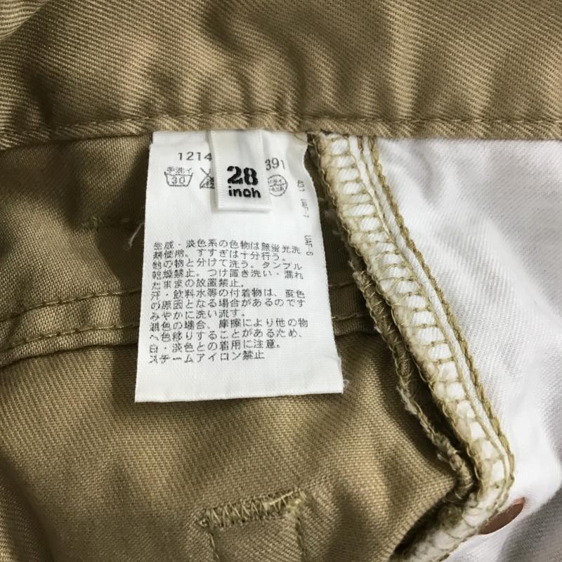 ビューティアンドユースユナイテッドアローズ BEAUTY&YOUTH UNITED ARROWS パンツ デニム、ジーンズ スリムパンツ ストレッチパンツ カジュアルパンツ 28インチ 無地 ベージュ / ベージュ / beige メンズ USED 古着 中古 10161783