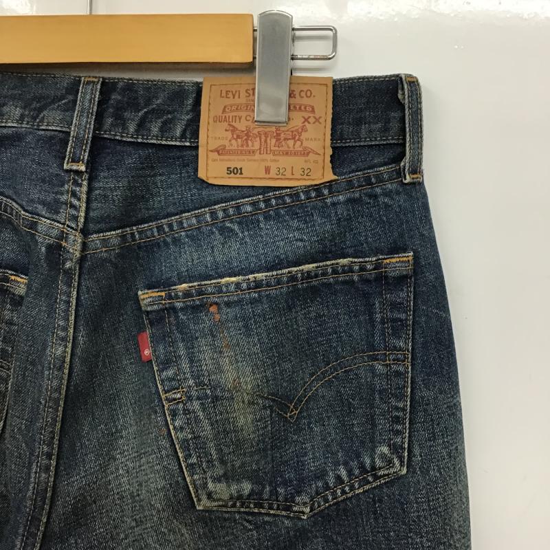 リーバイストラウスアンドコー Levi Strauss & co. パンツ デニム、ジーンズ デニムパンツ ワイドパンツ カジュアルパンツ 32インチ 無地 インディゴ / インディゴ / Indigo メンズ USED 古着 中古 10161787