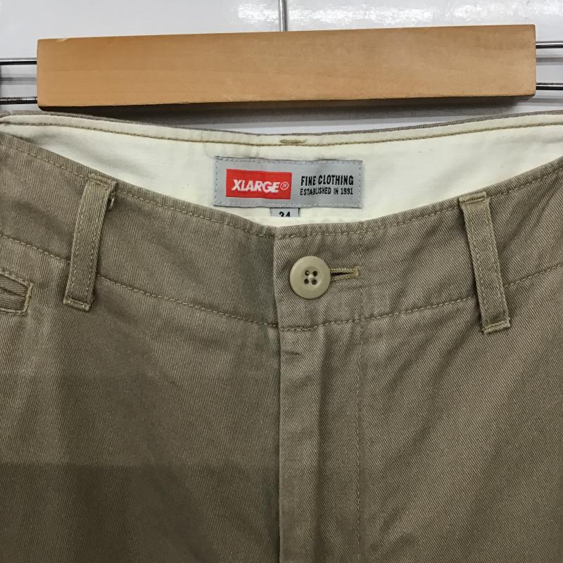 エクストララージ XLARGE パンツ ワークパンツ、ペインターパンツ 34 ロゴ、文字 ベージュ / ベージュ / beige メンズ USED 古着 中古 10161788