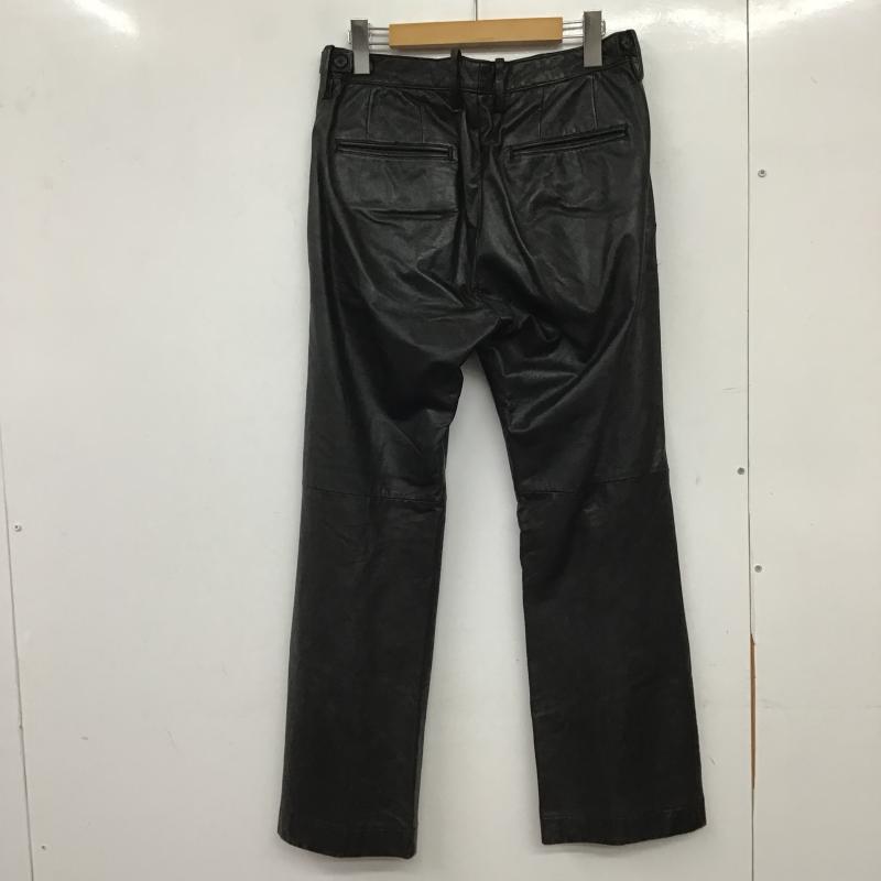 ソーイ soe パンツ ワークパンツ、ペインターパンツ レザーパンツ スリムパンツ カウレザー 1 無地 黒 / ブラック / black メンズ USED 古着 中古 10161789