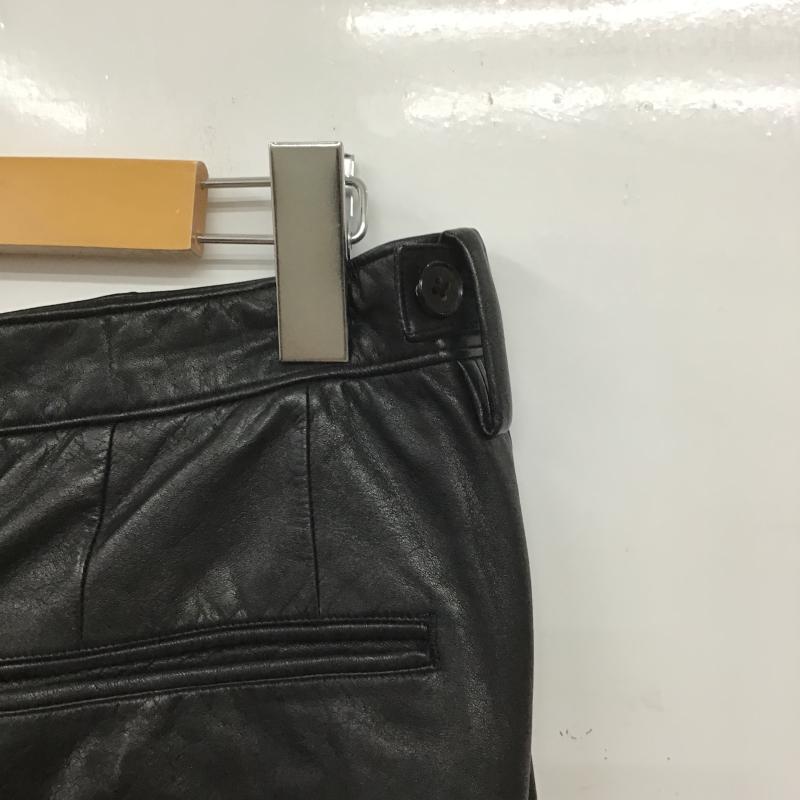 ソーイ soe パンツ ワークパンツ、ペインターパンツ レザーパンツ スリムパンツ カウレザー 1 無地 黒 / ブラック / black メンズ USED 古着 中古 10161789