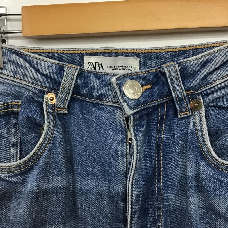 ザラ ZARA パンツ デニム、ジーンズ デニムパンツ スリムパンツ カジュアルパンツ ストレッチパンツ 38インチ 無地 インディゴ / インディゴ / Indigo メンズ USED 古着 中古 10161792