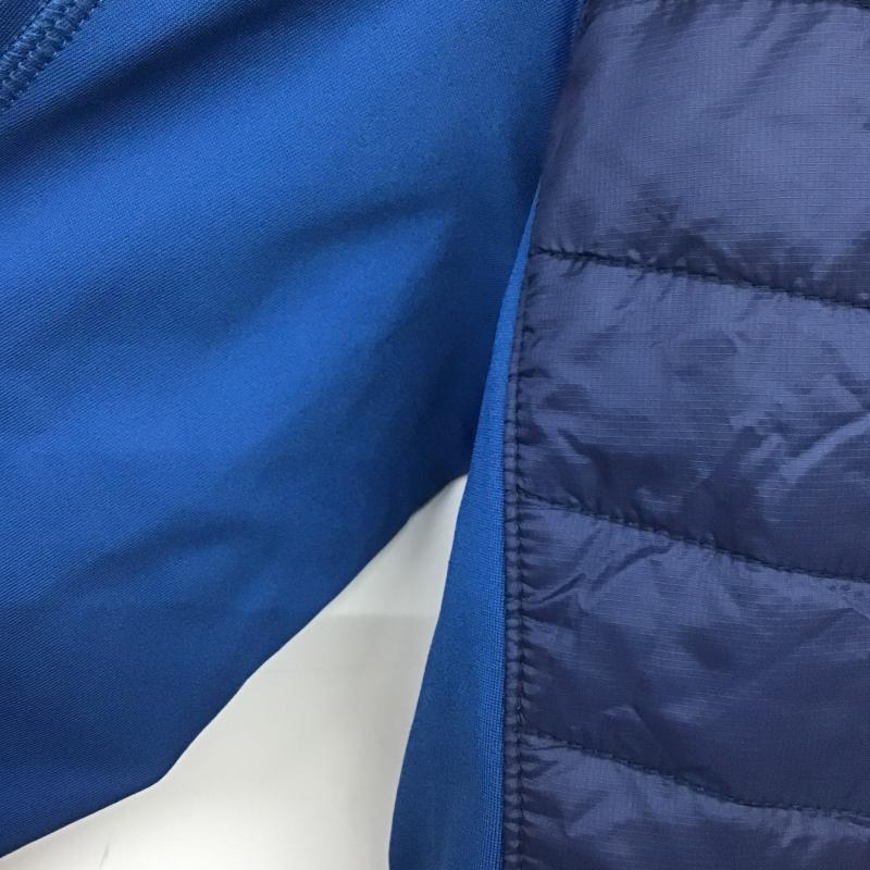 エディーバウアー Eddie Bauer ジャケット、上着 ジャンパー、ブルゾン ジップアップジャケット ダウンジャケット アウター XL ロゴ、文字 青 / ブルー / blue メンズ USED 古着 中古 10161799