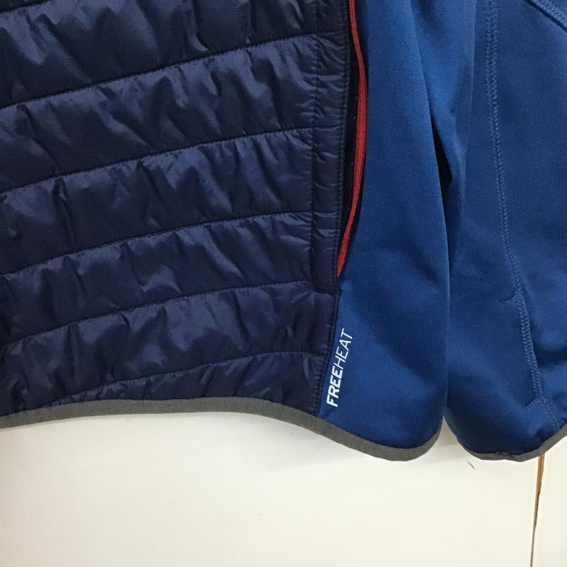 エディーバウアー Eddie Bauer ジャケット、上着 ジャンパー、ブルゾン ジップアップジャケット ダウンジャケット アウター XL ロゴ、文字 青 / ブルー / blue メンズ USED 古着 中古 10161799