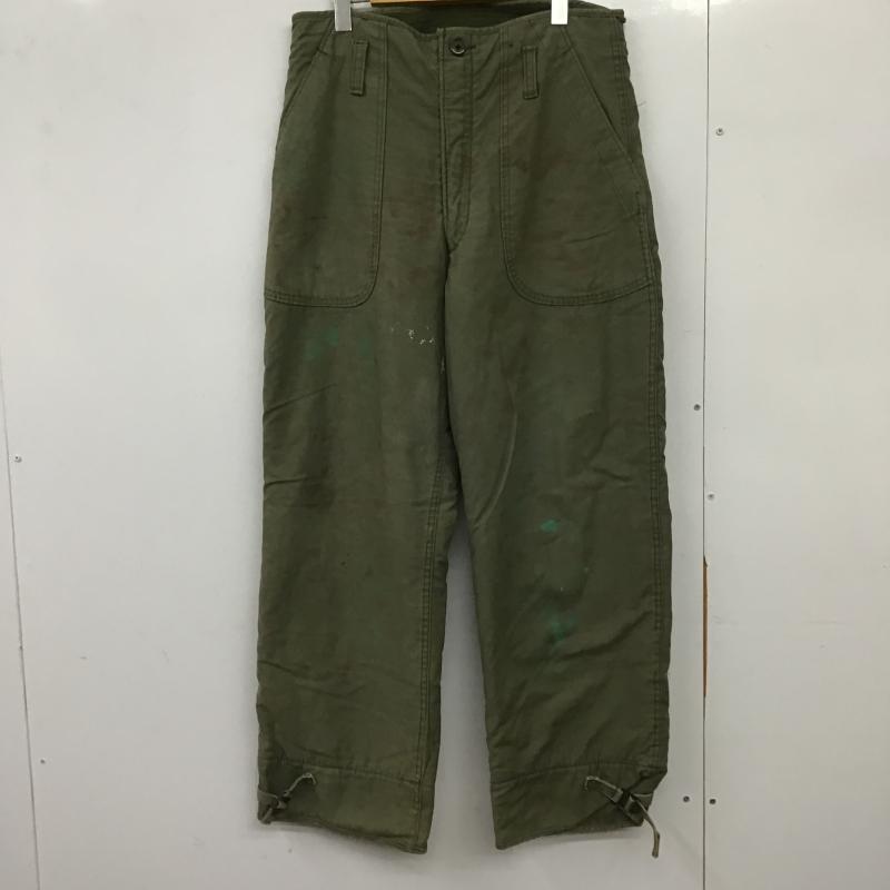 アルファインダストリー Alpha Industries パンツ ワークパンツ、ペインターパンツ ミリタリーパンツ ワイドパンツ カジュアルパンツ 31インチ 無地 カーキ / カーキ / khaki メンズ USED 古着 中古 10161803