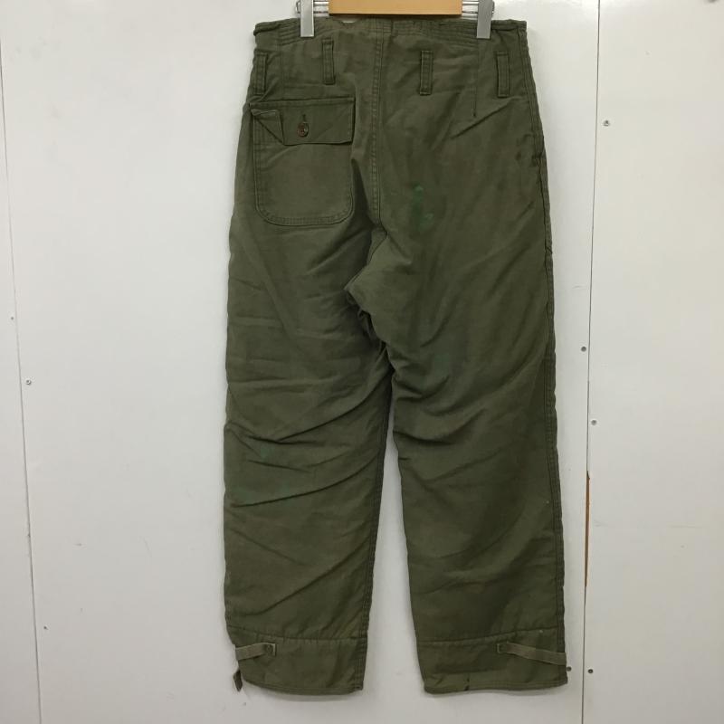 アルファインダストリー Alpha Industries パンツ ワークパンツ、ペインターパンツ ミリタリーパンツ ワイドパンツ カジュアルパンツ 31インチ 無地 カーキ / カーキ / khaki メンズ USED 古着 中古 10161803
