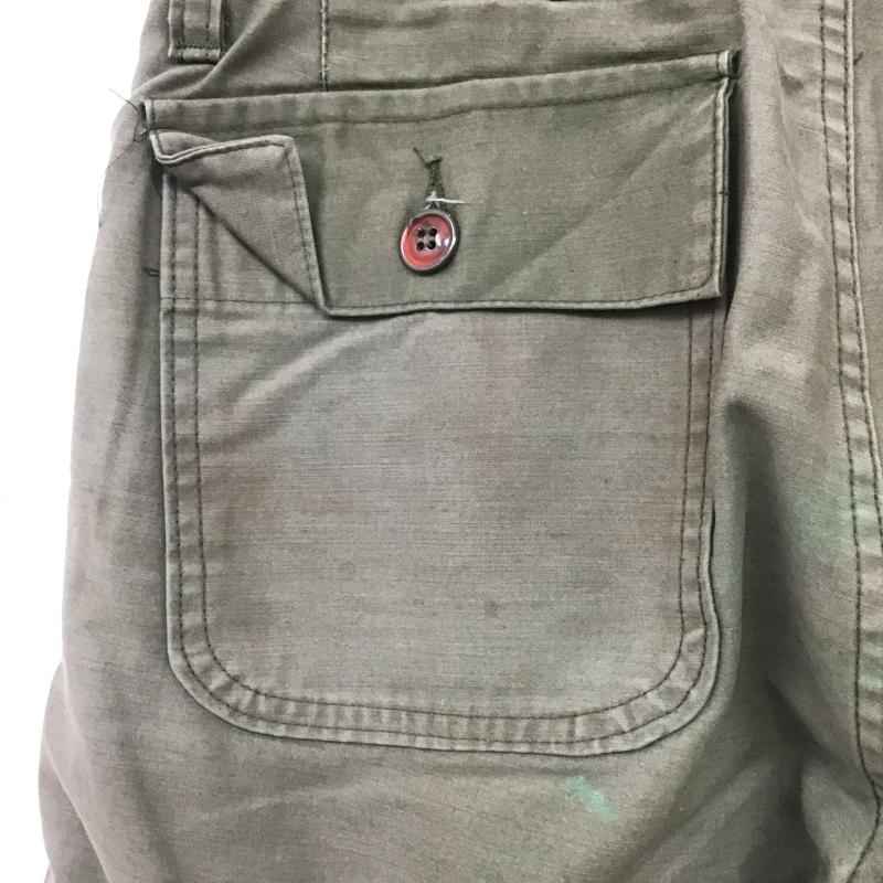 アルファインダストリー Alpha Industries パンツ ワークパンツ、ペインターパンツ ミリタリーパンツ ワイドパンツ カジュアルパンツ 31インチ 無地 カーキ / カーキ / khaki メンズ USED 古着 中古 10161803