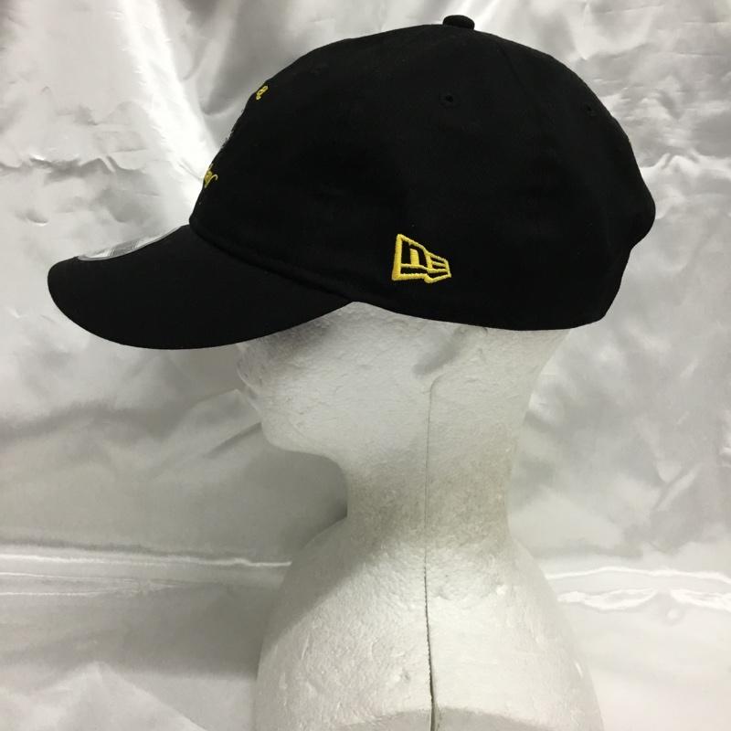 ニューエラ NEW ERA 帽子 キャップ PEANUTS スヌーピー 刺繍 黒 / ブラック / black メンズ USED 古着 中古 10161809