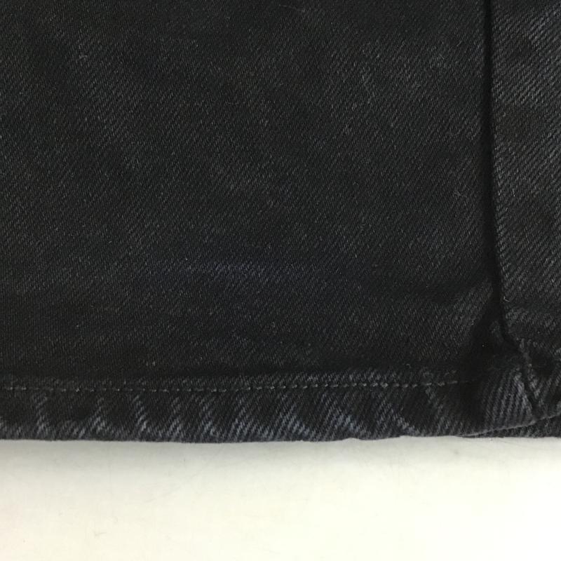 古着 USED パンツ デニム、ジーンズ デニムパンツ ワイドパンツ カジュアルパンツ 32インチ ロゴ、文字 ダークグレー / ダークグレー / メンズ USED 古着 中古 10161811