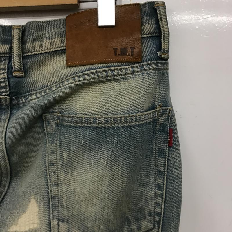 ティーエムティー TMT パンツ デニム、ジーンズ デニムパンツ スリムパンツ カジュアルパンツ M ダメージ加工 インディゴ / インディゴ / Indigo メンズ USED 古着 中古 10161817