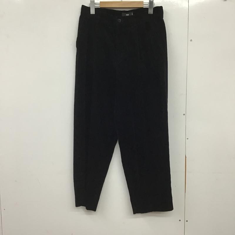 ハレ HARE パンツ ワークパンツ、ペインターパンツ コーデュロイパンツ ワイドパンツ カジュアルパンツ S 無地 黒 / ブラック / black メンズ USED 古着 中古 10161818