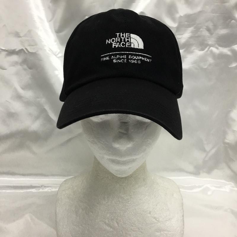 ザノースフェイス THE NORTH FACE 帽子 キャップ NN42430 ユニセックス バレーコーデュロイキャップ FREE ロゴ、文字 黒 / ブラック / black メンズ USED 古着 中古 10161819