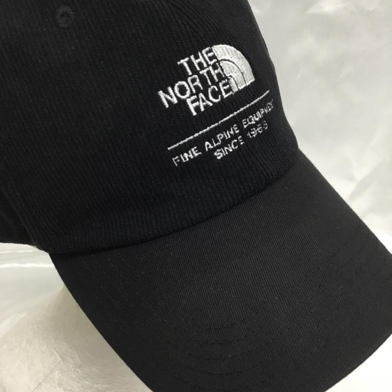 ザノースフェイス THE NORTH FACE 帽子 キャップ NN42430 ユニセックス バレーコーデュロイキャップ FREE ロゴ、文字 黒 / ブラック / black メンズ USED 古着 中古 10161819