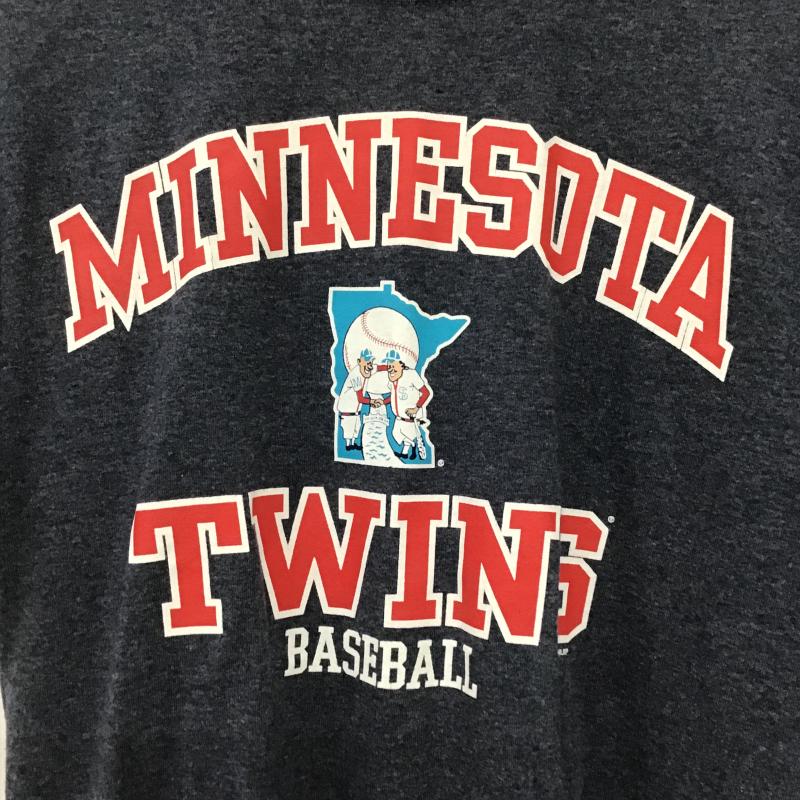 メジャーリーグベースボール MLB Tシャツ 半袖 半袖カットソー プリントTシャツ クルーネックカットソー M プリント 紺 / ネイビー / navy メンズ USED 古着 中古 10161821