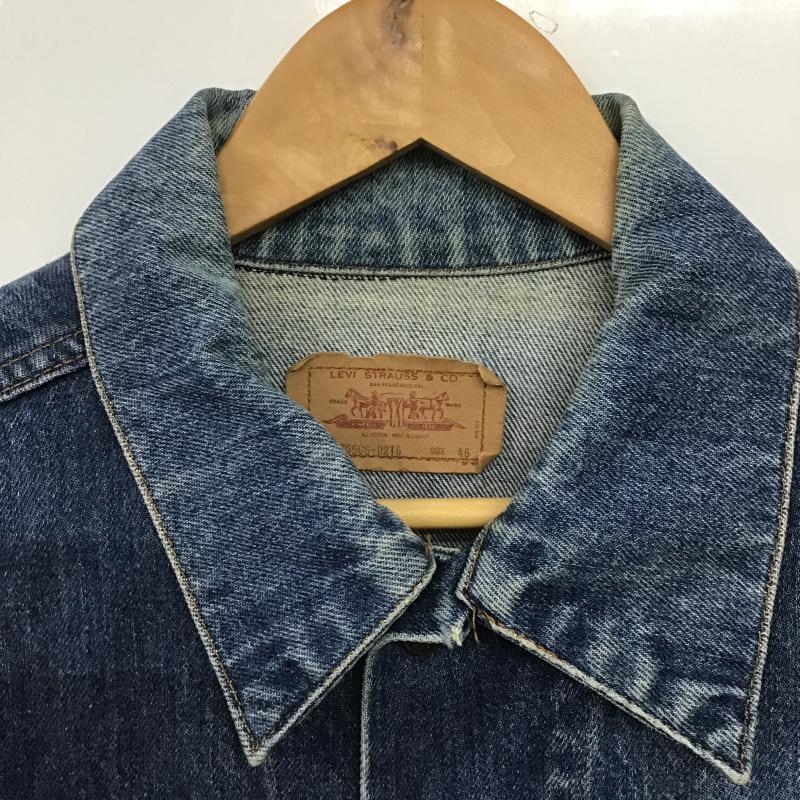 リーバイストラウスアンドコー Levi Strauss & co. ジャケット、上着 ジャンパー、ブルゾン デニムジャケット Gジャン アウター カジュアルジャケット 46 無地 インディゴ / インディゴ / Indigo メンズ USED 古着 中古 10161823