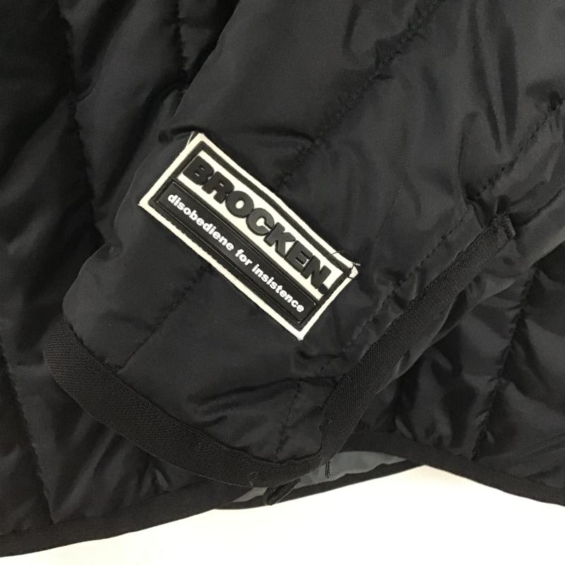 ブロッケン BROCKEN ジャケット、上着 ジャンパー、ブルゾン ジップアップジャケット ダウンジャケット アウター M 無地 黒 / ブラック / black メンズ USED 古着 中古 10161824