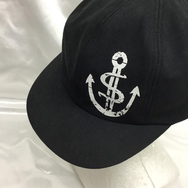 カシラ CA4LA 帽子 キャップ RIY00481 ロゴ、文字 黒 / ブラック / black メンズ USED 古着 中古 10161825