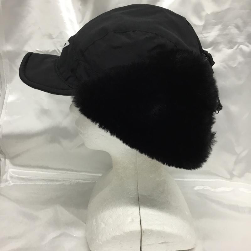 ポーラー POLeR 帽子 キャップ フライトキャップ パイロットキャップ 無地 黒 / ブラック / black メンズ USED 古着 中古 10161830
