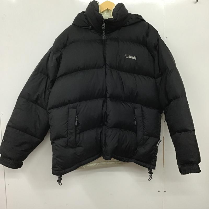 ベアー Bear USA ジャケット、上着 ジャンパー、ブルゾン ジップアップジャケット ダウンジャケット アウター L ロゴ、文字 黒 / ブラック / black メンズ USED 古着 中古 10161834