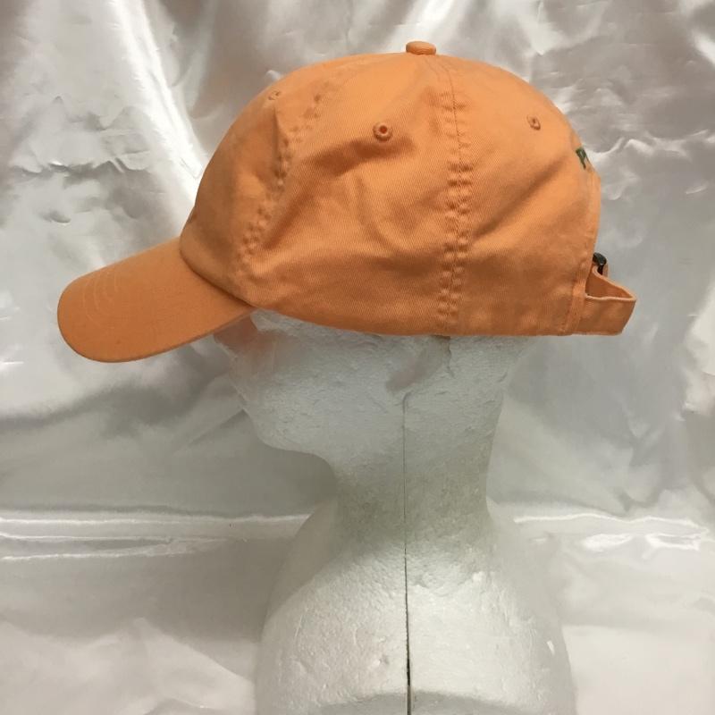 ポロラルフローレン POLO RALPH LAUREN 帽子 キャップ ロゴ、文字 X 刺繍 橙 / オレンジ / orange メンズ USED 古着 中古 10161835