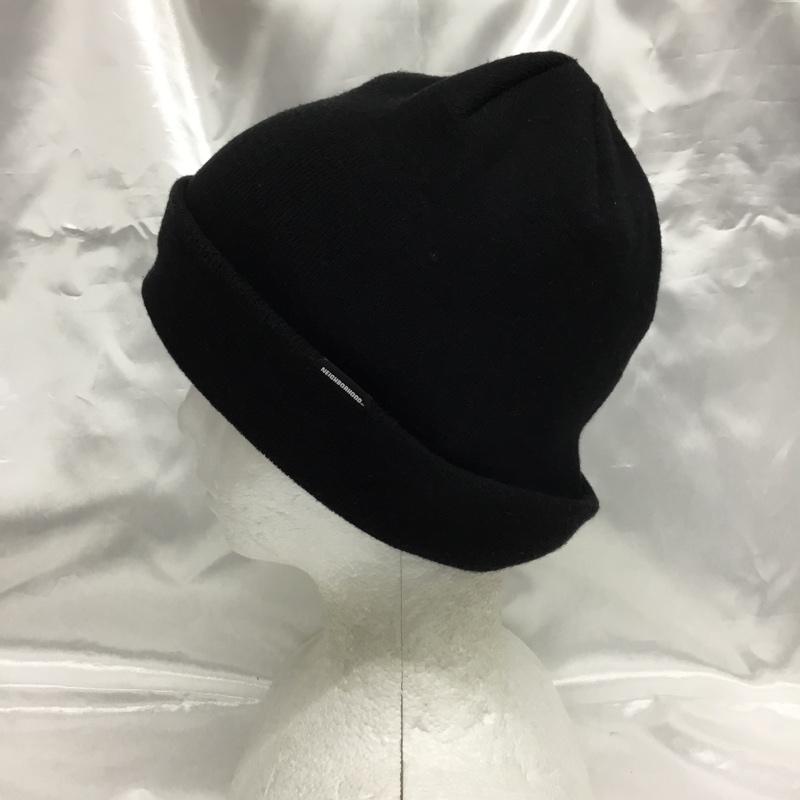 ネイバーフッド NEIGHBORHOOD 帽子 ニット帽 221YGNH-HT01 Beanie FREE ロゴ、文字 黒 / ブラック / black メンズ USED 古着 中古 10161838