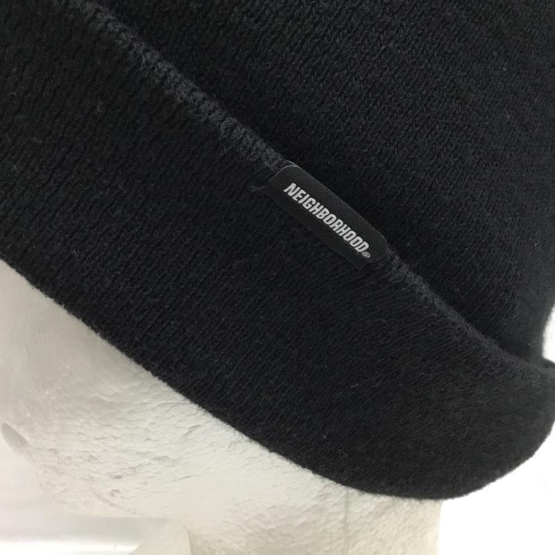 ネイバーフッド NEIGHBORHOOD 帽子 ニット帽 221YGNH-HT01 Beanie FREE ロゴ、文字 黒 / ブラック / black メンズ USED 古着 中古 10161838