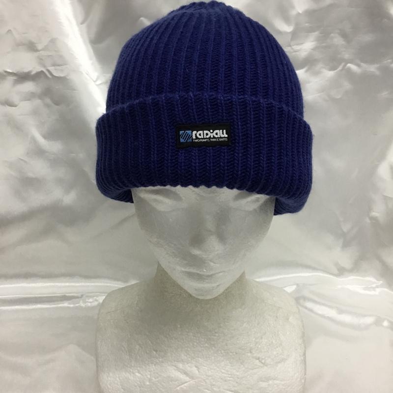 ラディアル RADIALL 帽子 ニット帽 無地 青 / ブルー / blue メンズ USED 古着 中古 10161839